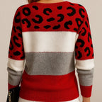 Julieta™ | Maglione casual con stampa leopardata