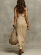 Abito Maxi Elegante Vintage