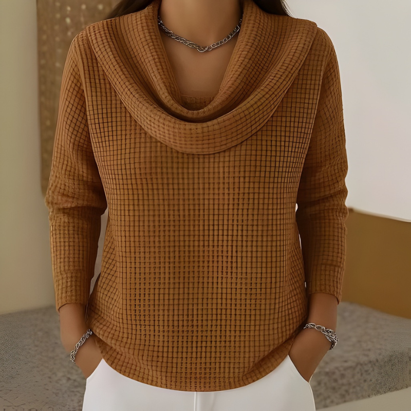 Maria – Maglione caldo con collo alto elegante