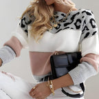 Julieta™ | Maglione casual con stampa leopardata