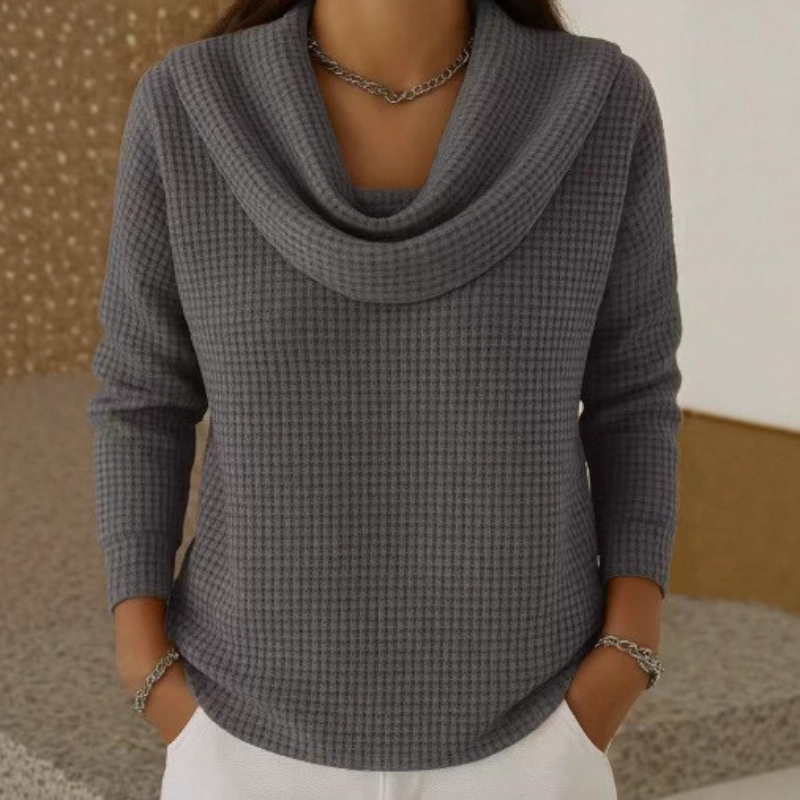Maria – Maglione caldo con collo alto elegante