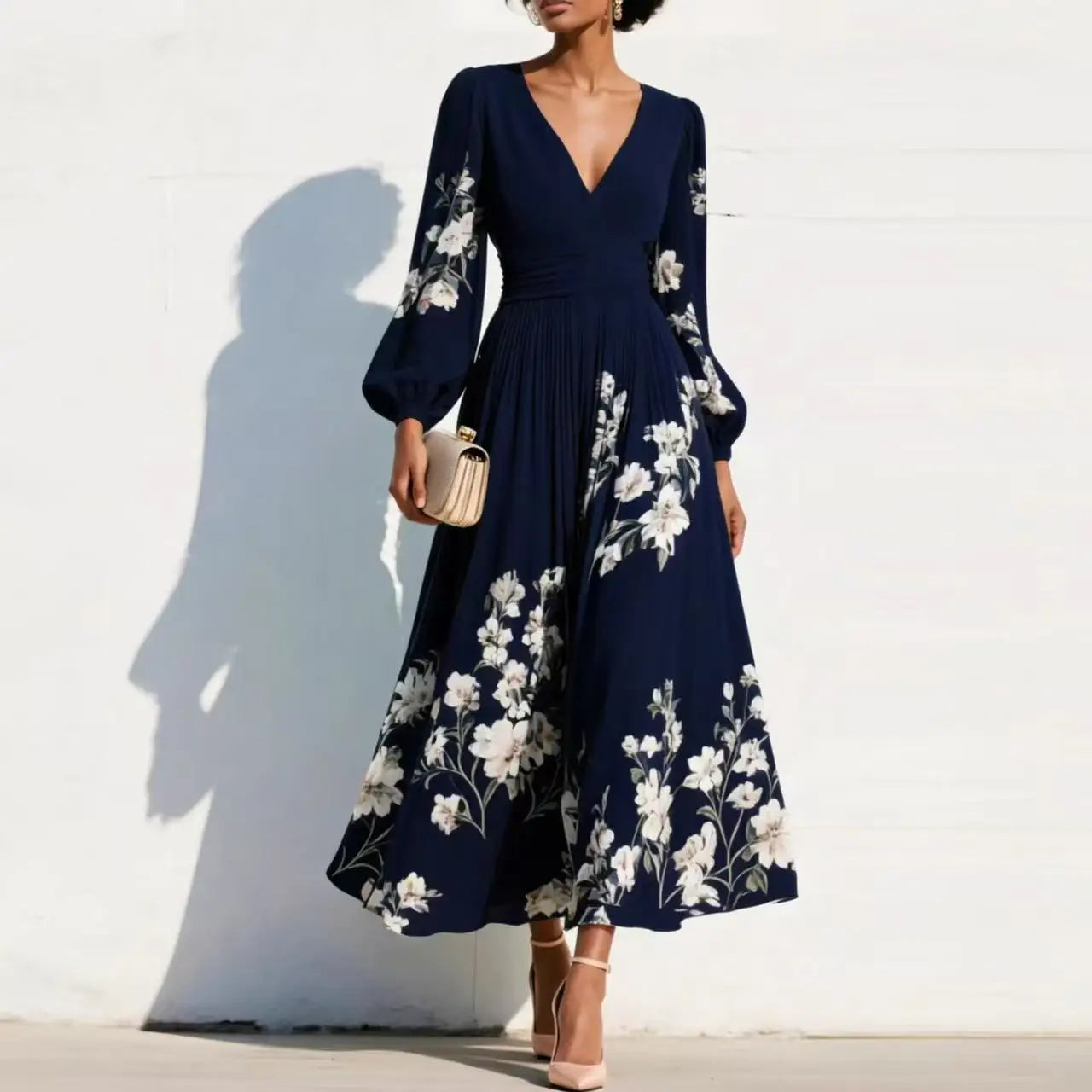 Vestito leggero ed elegante con stampa floreale
