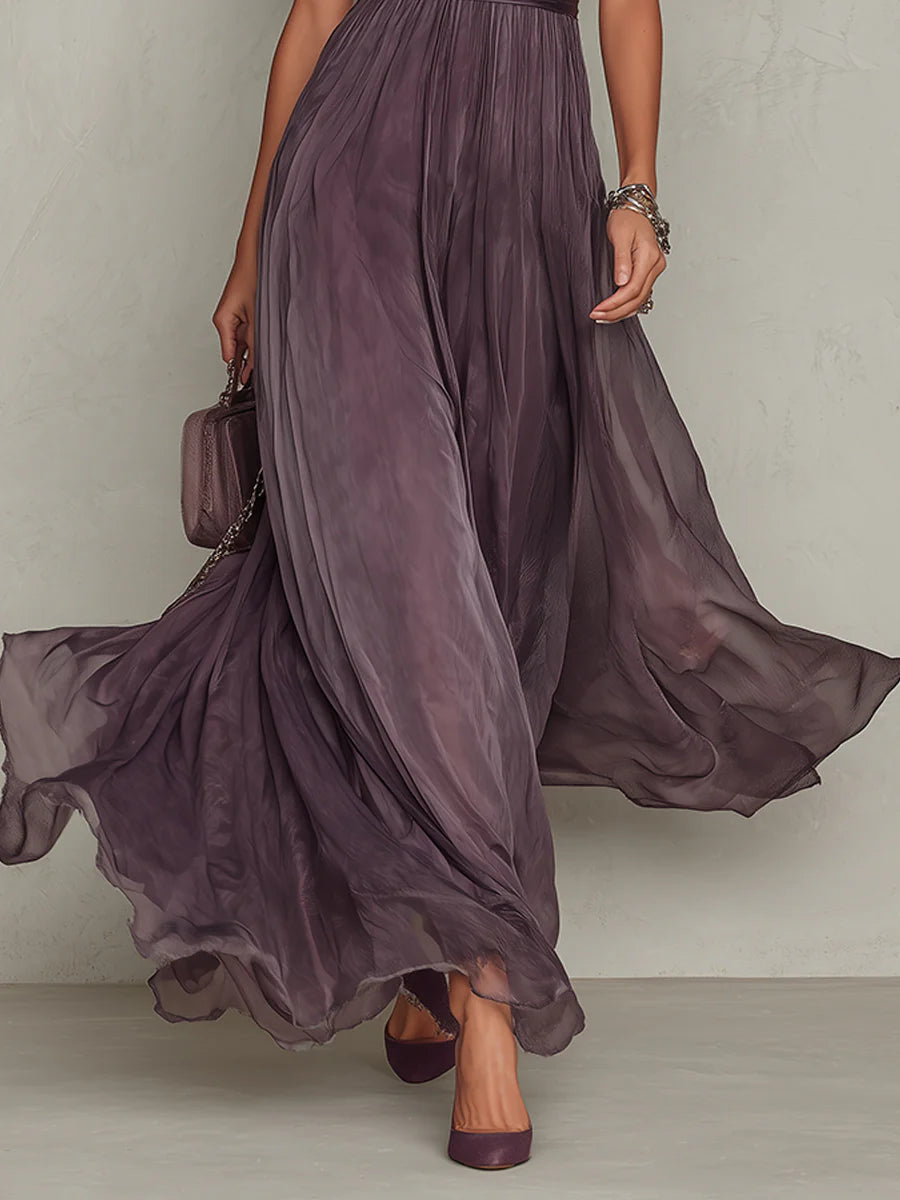 Abito lungo elegante e leggero per donna