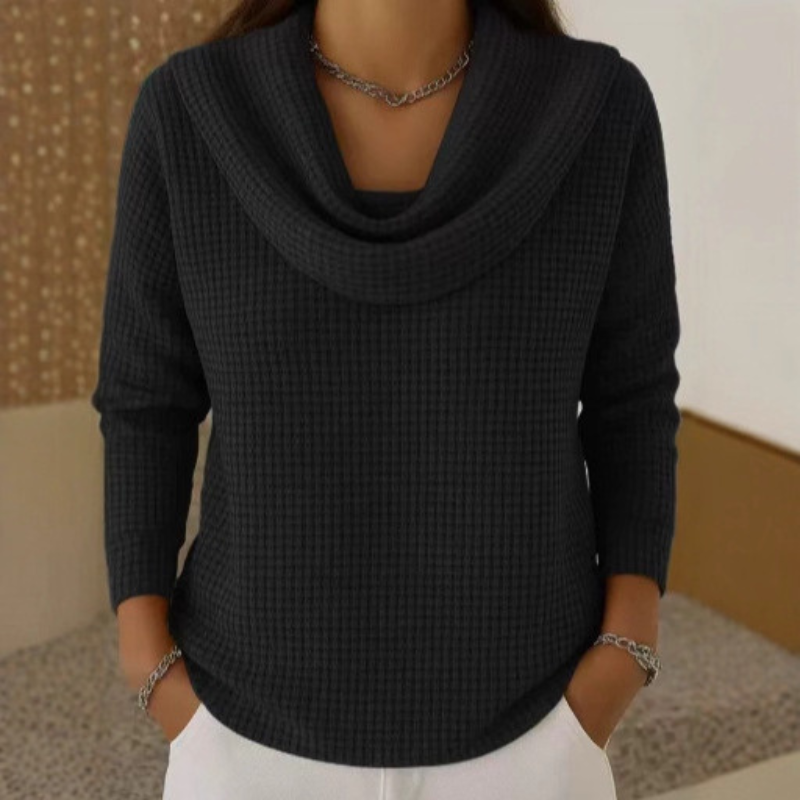 Maria – Maglione caldo con collo alto elegante